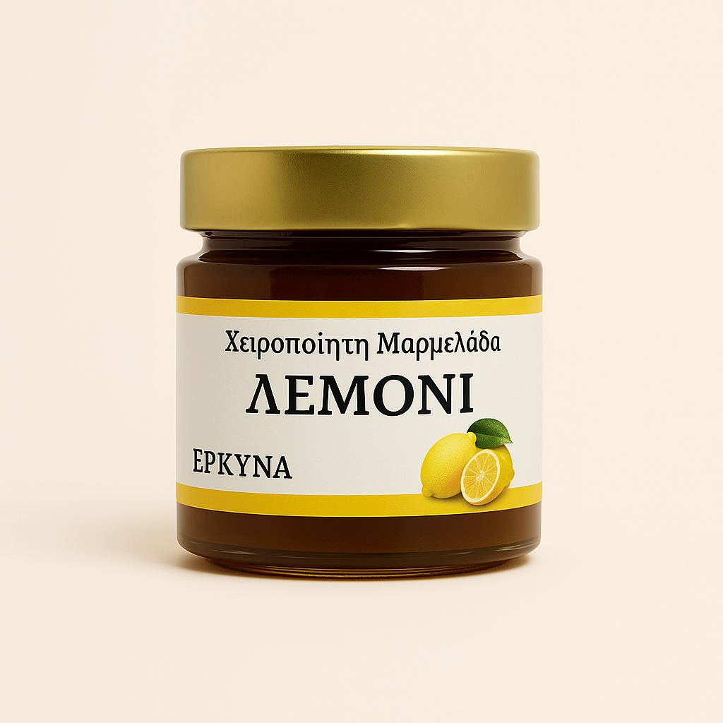 Χειροποίητη Μαρμελάδα Λεμόνι