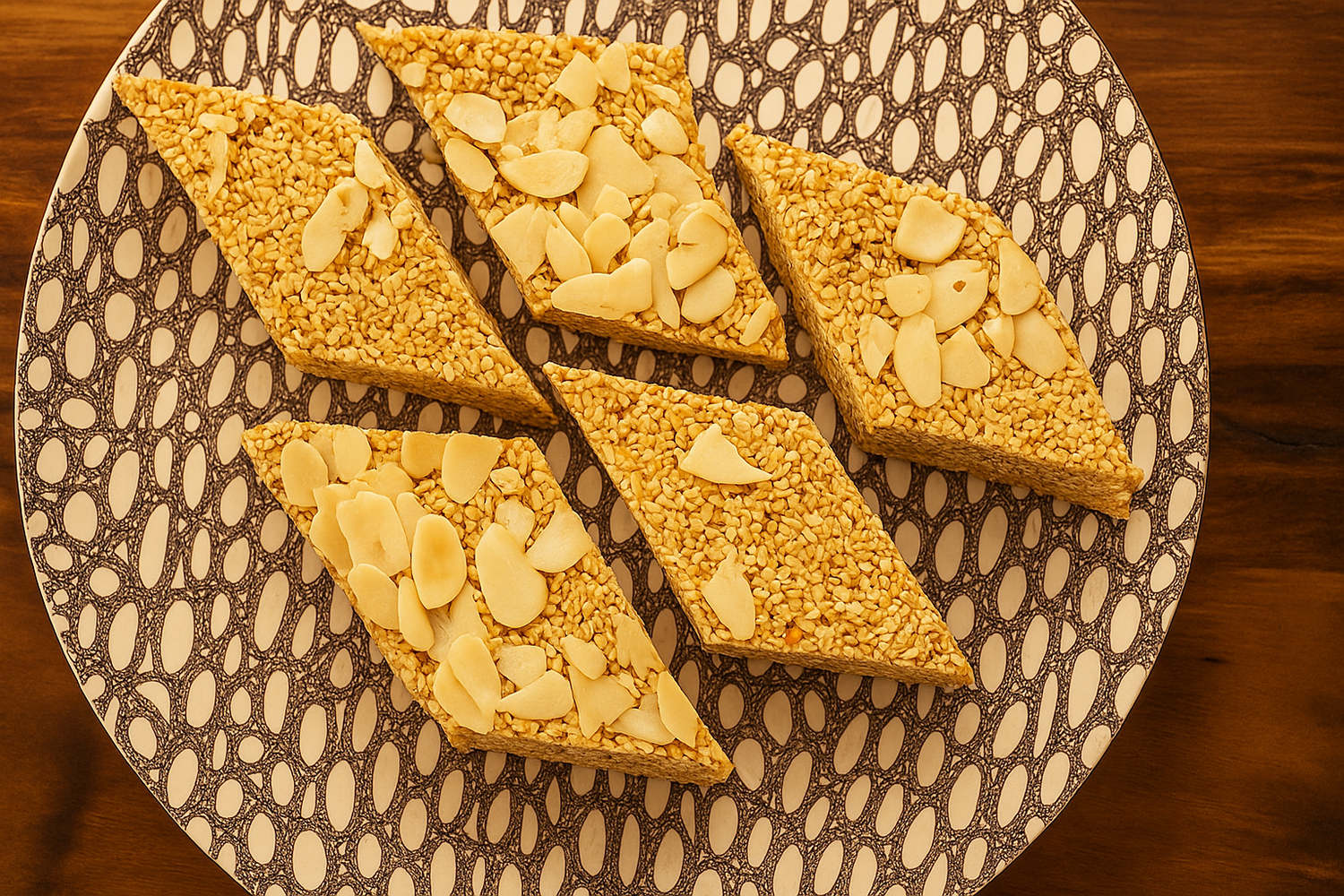 Greek Sesame Honey Bars