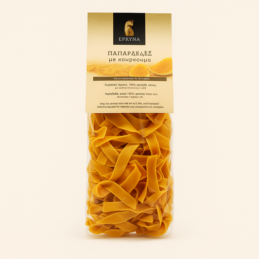 Pappardelle with Turmeric